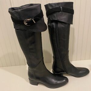 Vero Cuoio Black Over the Knee Boots